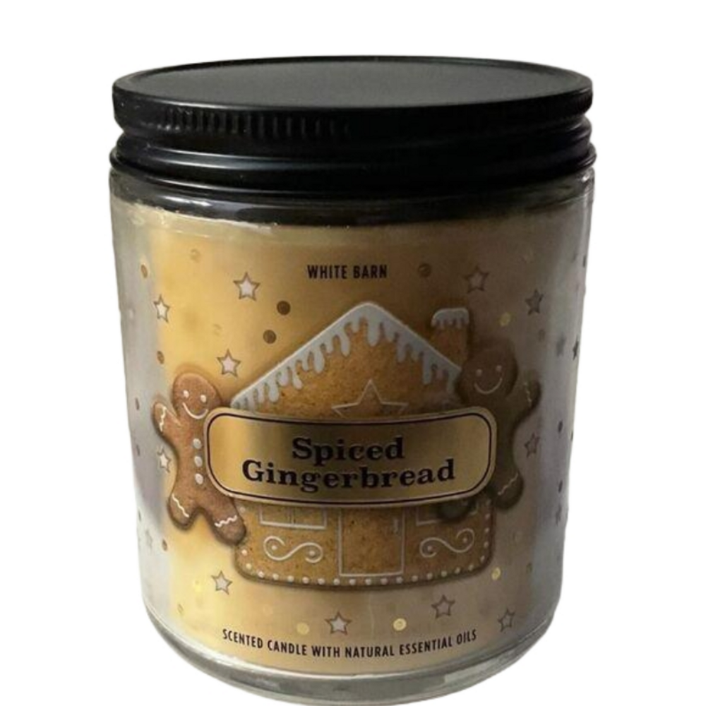 Bath And Body Works Spiced Gingerbread Single Wick Candle